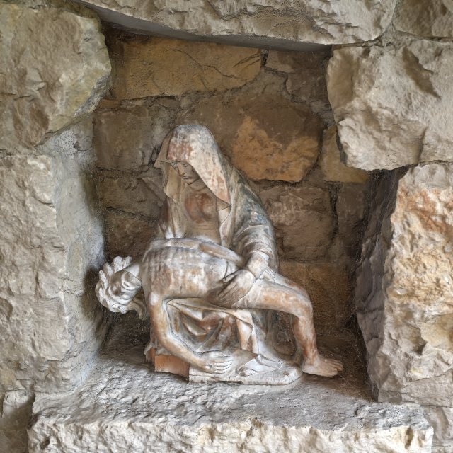 Vierge de Piété de la Chapelle Notre-Dame de la Pierre Taillée, Thorens-Glières