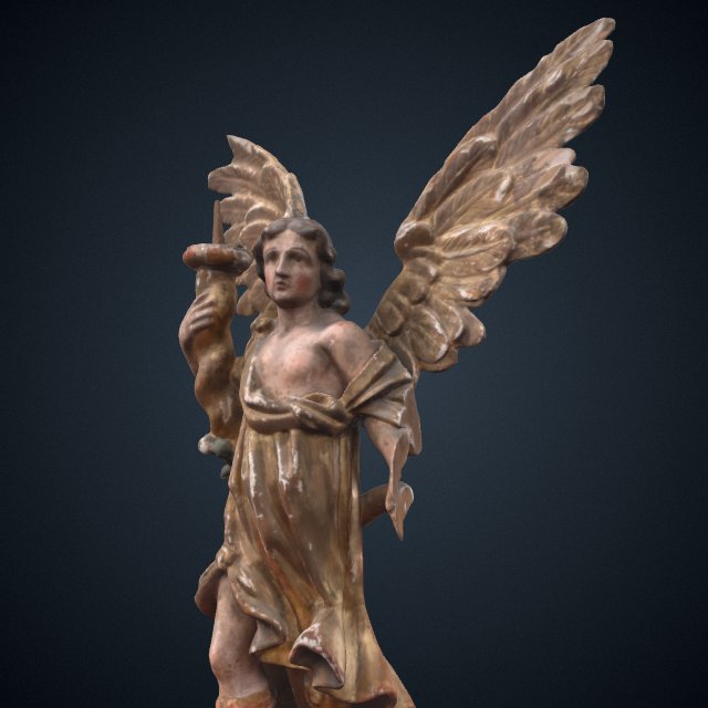 Statue d'Ange céroféraire de l'Église Saint-François de Sales, Thorens-Glières